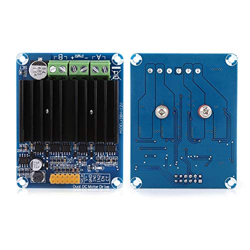 Controller motore CC 5-12 V Modulo ponte driver a doppio canale H 0A-30A 5