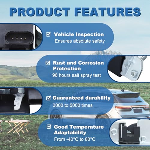 Kofferbakslot, achterklep kopferbak, kofferdeksel behandelingsdeksel 7P0827505N Fit Sharan Touareg Alhambra 7P0827505G 3