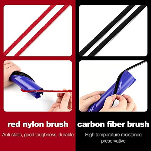 4 pluche Strips Alleen voor Dyson Original V8 V10 Direct Drive Roller Borstel Strips met Schroevendraaier 4