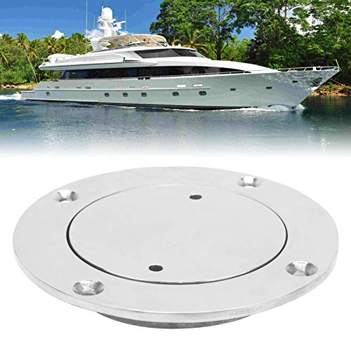 Dekplaat, 3 inch roestvrij stalen dekdeksel Roestvrij stalen inspectie Hatch met sleutel voor hardware accessoire voor marine boten 5