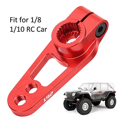 RC Servo Arm, 25T Stuurarm voor 1/8 1/10 RC Auto Upgrade Vervanging Accessoire(Rood) 4