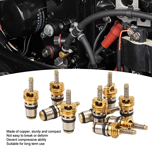 Koperen hoge druk klepkern voor auto-airconditioning, Krasbestendig Valve Stoomkern Geschikt voor - Pack van 20 3