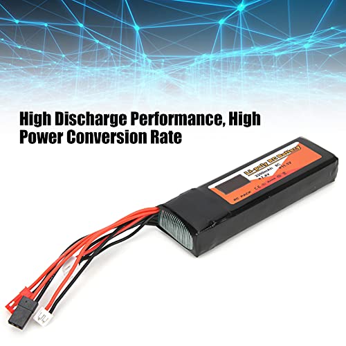 RC 3S Lipo Batterij, 11.1V 2200mAh 8C Lipo Batterij met grote capaciteit voor afstandsbediening Drones Auto's Vliegtuigen