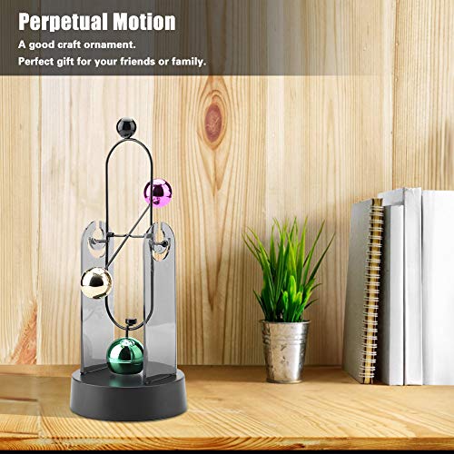 Perpetual Motion Swinging Kinetic Art Electronic Shake Wiggle Device Swinging Balance Ballen Fysica Science Bureau Speelgoed Decoratie 3