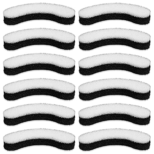 12 st Filter Sponge Kat Fontein, Zachte Voorfilter Sponge Arc-vormige Waterfontein Filters Vervanging Pet Kat Fontein Filter Vervangen voor Clear Cat Fountain Hond Water Dispenser