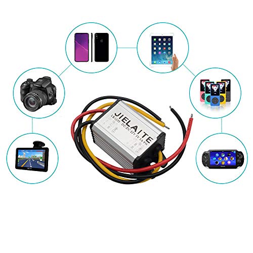 Power Supply Module, waterdichte DC Buck Converter 12V tot 3V Power Supply Converter Module voor Auto LED Dispaly, Motor, Audio, enz. 5