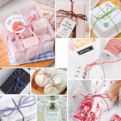 3 mm x 45 m, lederen band, Faux Suede Cord, lederen koord, Craft Cord, Loop Band, Gift Ribbon voor doe-het-zelf sieraden, Kettingen, armbanden, haarbogen, Scrapbooking, Cadeau, Verpakking 3