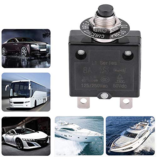 Herstellen handmatige schakelaar thermische stroomonderbreker naar stroom overbelastingsbeveiliging (8A)