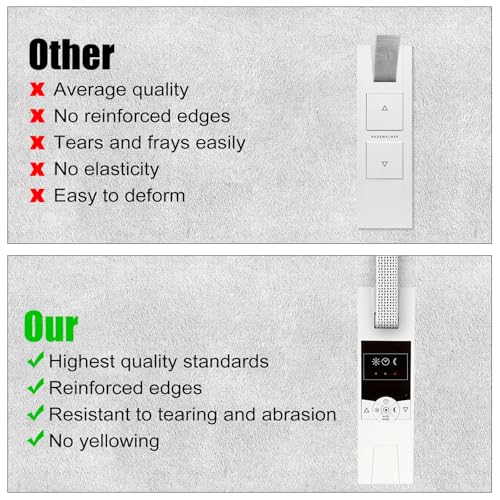 6M Roller Shutter Tape 14mm, Roller Shutter Tape Rand versterkt Hoge Tear-bestendig Draagbestendig Hoge Tear-bestendig en UV gestabiliseerd Roller Shutter Tape reparatie Kit Roller Shutter Tape voor Roller 4