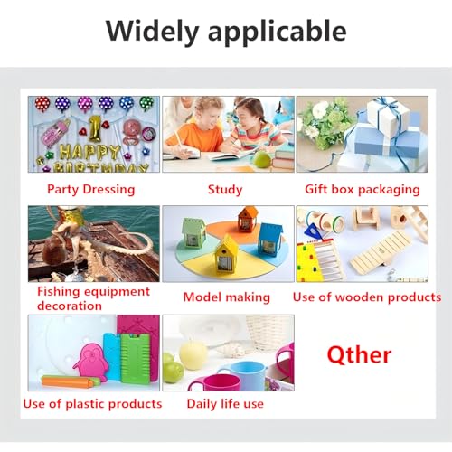 2 Rolls Craft Decoratieve Kleefband, 15mm x 50m Dekking Tape, voor DIY Art Craft Verpakking Decoratie, Zilver 5