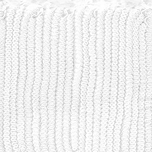 100 stuks wegwerppet, Non-woven stof haarnet voor Salon, Fabriek, Dubbele Rubber Band, Grote Ruimte, Stofdicht (Wit)