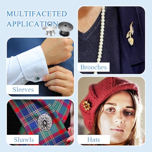 30st slot pin houders backs metalen pin backs houders slots vervang pin backs sluitingen voor sieraden broches badge naam tags ambachten DIY 4