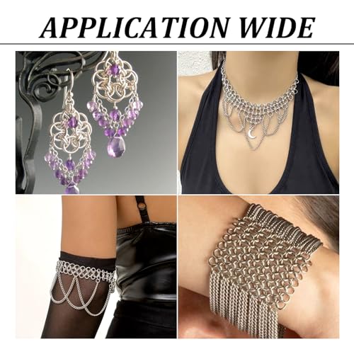 1000 st 10mm Open Jump Rings Kleine ronde 1mm dikke gezamenlijke ringen voor sieraden maken 3