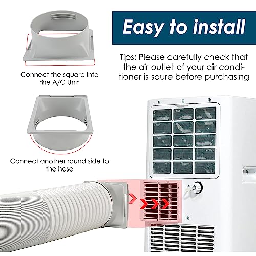 Afvoerslang interface, afvoeraansluiting voor afvoerleiding, aansluiting voor afvoerslang van de draagbare airconditioning, afvoerslangadapter voor airconditioning 3