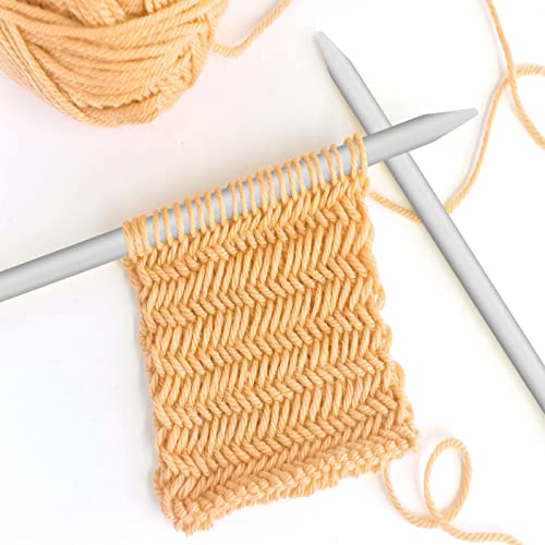 Aluminium breinaalden 2 stuks/set 35cm Lange enkelpuntige breinaalden Classic Sweater breinaalden set (4mm) 4