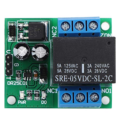 DR25E01 DPDT Relay Module, Dubbele Pool, Dubbele Gooi, Low Polse Control, Zelfvergrendelen Bistable Relay, Interne Computer Componenten (DC6-24V)