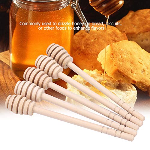 24st Houten Honing Dipper Stick Jam Siroop Drizzler Stirring Rod Keuken Gadgets (16cm)