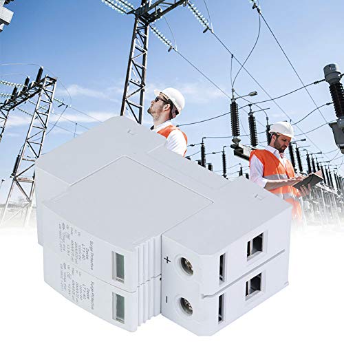 DC Solar Surge Protector 2P Surge Protector DC Fotovoltaïsche Lightning Protection Low Voltage Arester (2P40KA) 5