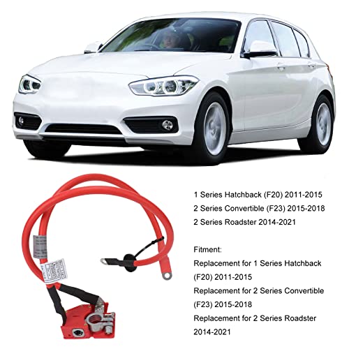 Auto Batterijbeschermingskabel, 61129253111 Isolatie Flexibele Auto Batterij Vervanging Kabel voor 1-serie Hatchback F20 2011-2015 4