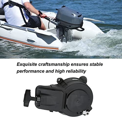 Recoil Pull Starter Assembly, Recoil Starter Boot Accessoires Vervanging voor 9.9HP 15HP 2 Stroke Outboard 4