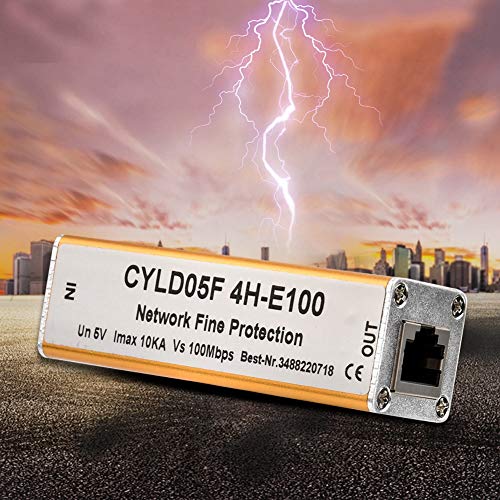RJ45 RJ11 Adapter Ethernet Network Surge Protector Thunder Lighting Arrester Protection 5V 5