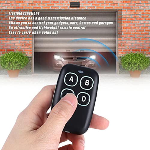 4-Key Kopiëren afstandsbediening metaal kloon afstandsbediening autokopie duplicator, leren remote fob draagbare universele draadloze remote fob voor autogarage deur 3