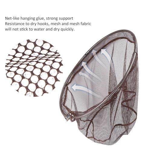 Vissen Net Vissen Dip Net Outdoor Quick Dry Vistuig Accessoires voor Outdoor Vissen, Vissen Net Vervanging Mesh voor Visser (15,7in) 4