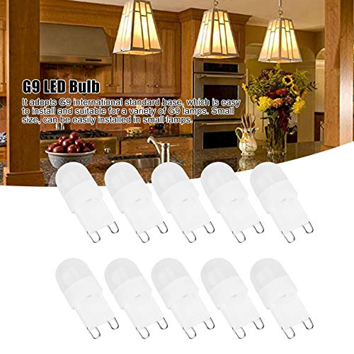 LED Bulb, 10 PCS 1.5W G9 basis LED Bollen Kleine Bi-Pin basislamp voor Chandelier Binnenverlichting 230V 4