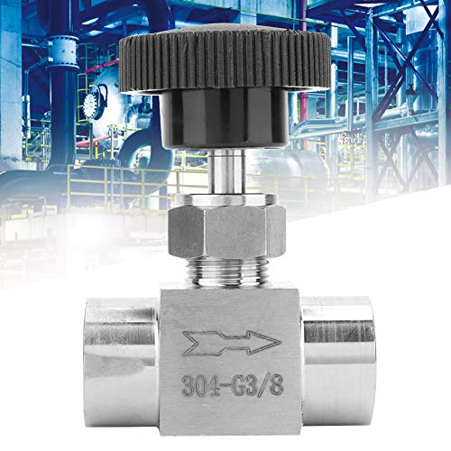 3/8 Inch Roestvrij stalen stroomregelventiel, Choke Valve, BSPP Vrouwelijke draad, voor de transmissie van watergasolie (3/8 inch) 5