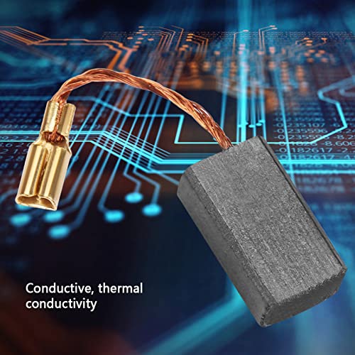 20Stuks koolstofborstel Elektrische motorkoolborstel Vervangbaar Groot geleidend koolstofborstel voor elektrische motorboor 100 5×8×16m m 3