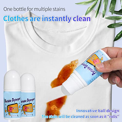 Stain Remover voor kleding, Roll Kralen Design, Ideaal voor het verwijderen van vlekken in noodgevallen, Draagbaar Geen Wash Instant Stain Remover Pen, Stain Remover Roller Ball Cleaner voor kleding