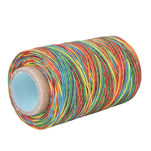 Kunstmatige Tendon Synthetische Tendon Hoge sterkte Polyester 250 Meters 150D Lederen Flat Naaien Thread Hand steken Waxed Thread (Natural Color) (Kleurrijk)