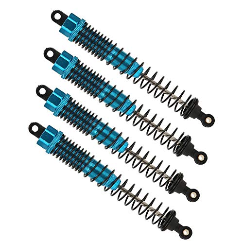 RC Shock Absorbers Damper, Blauw 130mm CNC die Shock Absorbers Damper machinaal bewerken Compatibel met SXC10 D90 1/10 RC Auto