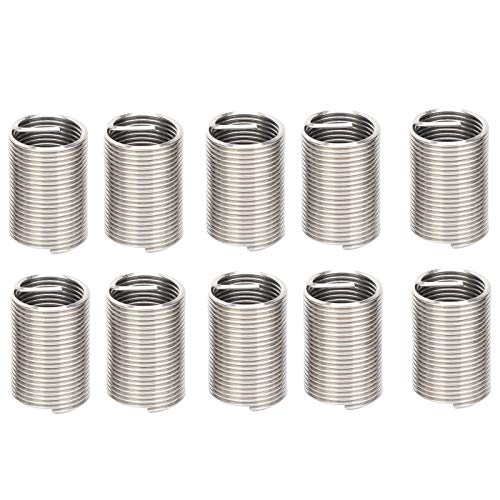 10 st Threaded Inserts M16x1.5mm, roestvrij staal draad draad inserts, Helicoil Type Threaded Sleeves Kit(2,5D)