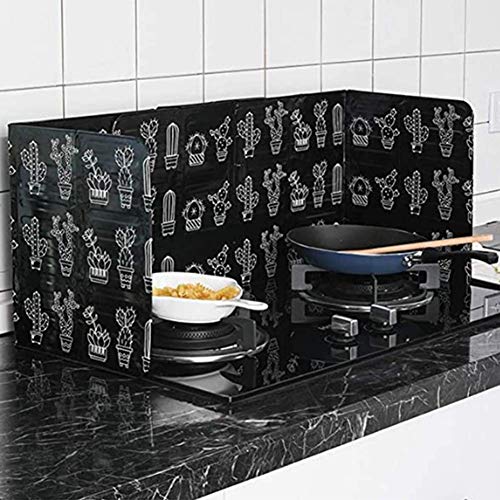 Splash Guard, Splash Guard, Opvouwbare wand, Fornuis, Keuken, Opvouwbare keuken, Mudguard, Splash Guard, Opvouwbare olie Splash Guard, Splashproof gaskoker bescherming, Wandbescherming voor keuken