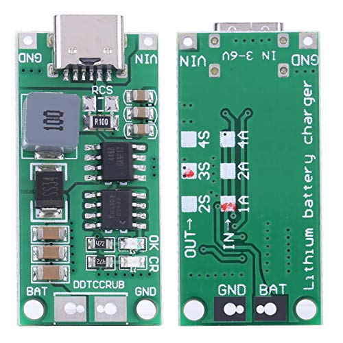 Walfront DDTCCRUB 3S ‐ 1A Battery Charger Module Li-ion Battery Charger Board Stap omhoog Boost Battery Charger Module 5