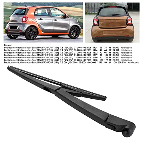 Achterruit Wissearm met Mes Compatibel met -Benz Smart Forfour 454 Model 01-2004 Tot 06-2006 OE 4548200044 3
