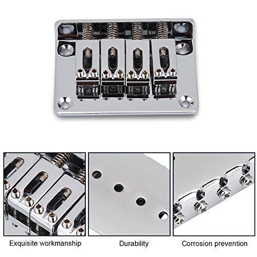 4 String Guitar Bridge, Guitar String sluiting voor Cigarbox elektrische gitaar Bas Ukulele 5