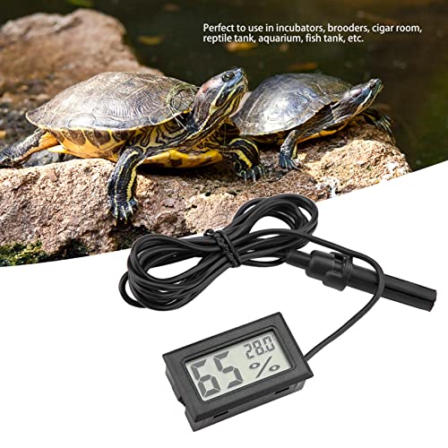 Ingebouwde Mini LCD Thermometer, Hygrometer met externe sonde voor Incubatoren, Brethren, Reptiel Tank, Aquarium, Aquarium 3