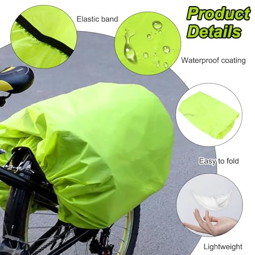 126x66cm Fietsenregenhoes, Bag Regenhoes, Waterdichte en stofdichte Fietsmand Regenhoes, Ultra Lichtgewicht, Water en Stof Proof Opvouwbare Bikehoes, voor Fietszitjes en Bags 3