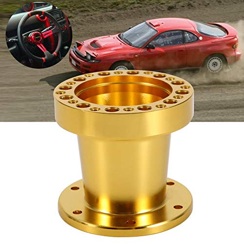 Universal Car Steering Wheel Hub Adapter Kit 3 Inch 2 Kleuren (Goud)
