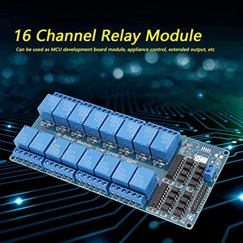 12V 16-kanaal relais module met optocoupler bescherming laag niveau trigger 5
