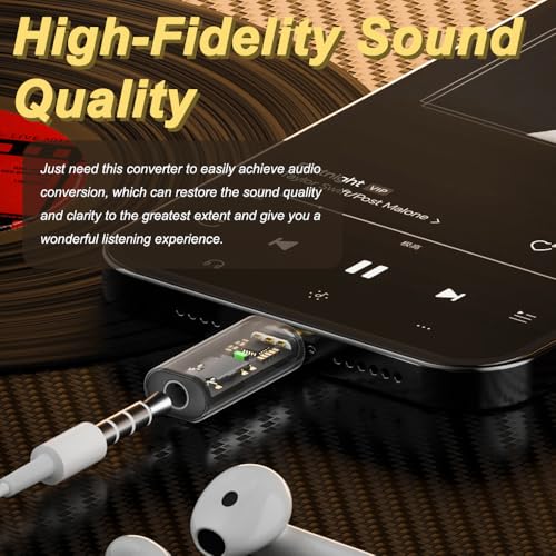 3,5mm naar USB C Magnetische audio-adapter, Type-C Man tot 3,5mm vrouwelijke hoofdtelefoon AUX Dongle Jack Compatibel met type-C apparaten (4PCS) 4