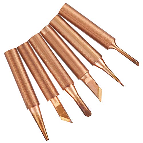 6 st Koper Soldeerijzer Tips K SK 1C 3C B I Soldeerijzer Tips Vervanging voor 936 Soldeerstations 5