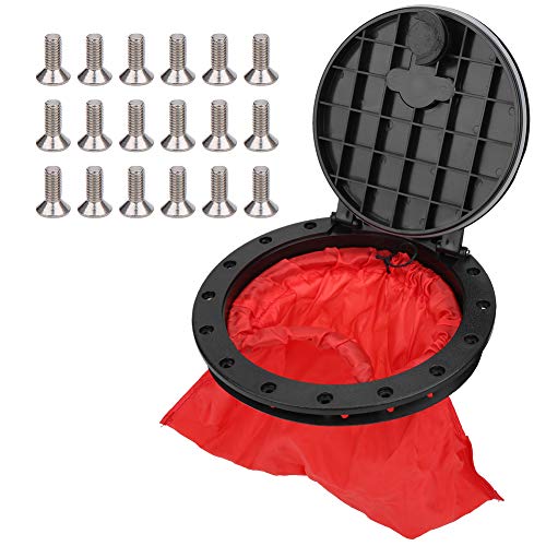Kajak luikdeksel, 6in/8 in ronde ronde deksel Kajak luik dek Kajak seal waterdicht luik met opbergzak