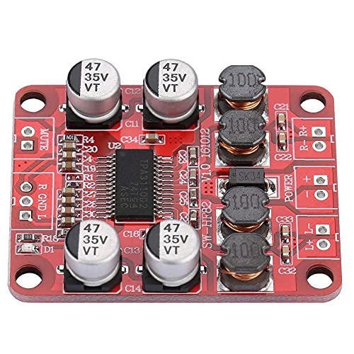 Versterkerbord Stereo Audioversterker Mini Draadloze Digitale AUX Amp Module Bass en Treble Control voor thuis passieve luidsprekers 5