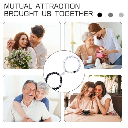 Koppels armband, magnetische partner bijpassende armbanden, paar armbanden, Bff Uniek, Partner Armbanden, Vriendschap armbanden, Geschenken voor geliefden, Beste Vriend, 10 4