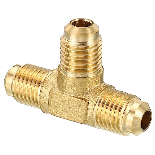 1/4" x 1/4" x 1/4" Messing Pipe Fitting Torch T Tube Fitting Pipe Fitting Adapter Socket voor Airconditioning Koeling Loodgieter