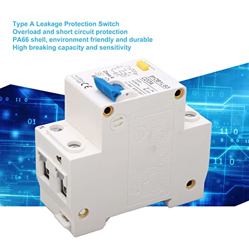 AC 230V Residual Circuit Breaker 30ma C20 1P N Leakage Protector Overload Bescherming Luchtschakelaar voor residentiële verlichting distributielijnen Zonne-PV-systeem 3