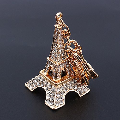 Eiffeltoren Keychain Charm - Paris Eiffeltoren Keychains Silver Retro Souvenirs 3